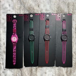 Set of 4 No boundaries Watches